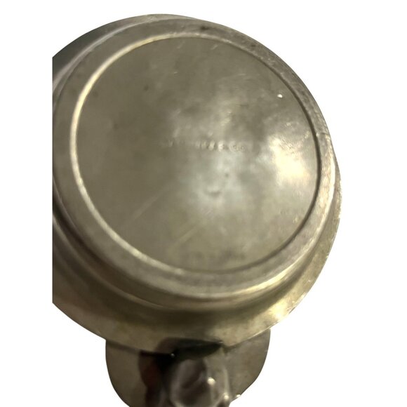 Vintage Yamaka & Co Japan Pewter Goose Tray Red (Possible Jade/Coral) Eyes - Picture 5 of 13